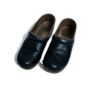 Dansko Womens Professional Burnished Round Toe Slip On Clog Shoe EU 38 US 7.5